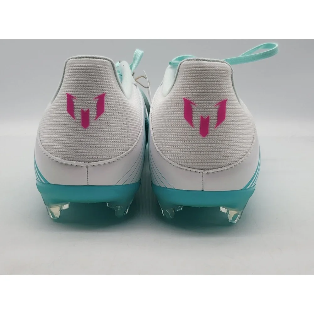 Adidas F50 Messi League FG‎ Mens 8 White Pink Cyan Soccer Cleats JQ0954